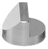 Hitachi Probenteller, Ø 25 x 16 mm, M4, 45/90° Schräge, Aluminium
